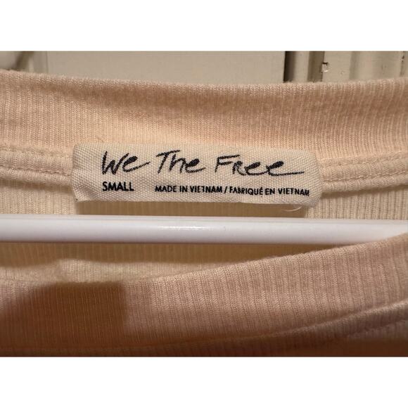 Free People We The Free Feelin It Pink Patchwork Slouchy Long Sleeve Top Small - Picture 5 of 10